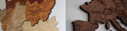 Carte en bois une idée cadeau pour les voyageurs