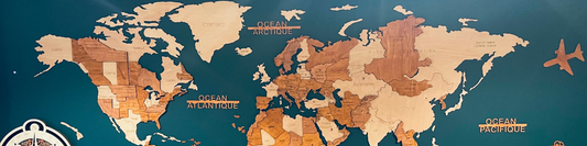 Pourquoi acheter une carte du monde en bois made in France ?